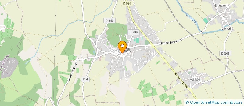 localisation de l'entreprise MADAME MARTINE ROLLIER à VERTAIZON