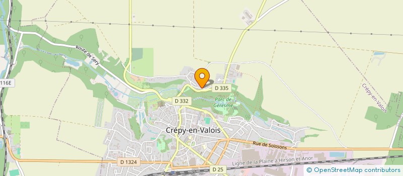 localisation de l'entreprise MADAME MARTINE ROLLO  CREPY-EN-VALOIS