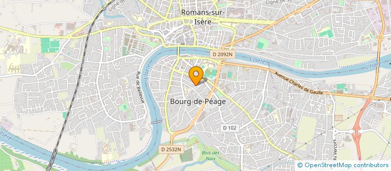localisation de l'entreprise MADAME MARTINE ROMPION à BOURG-DE-PEAGE