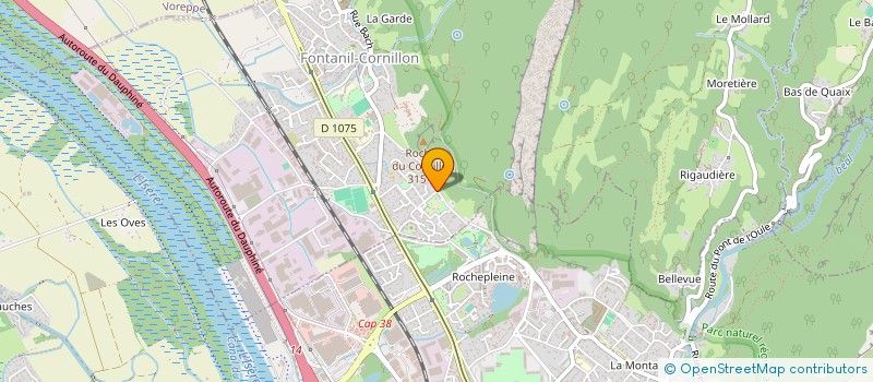 localisation de l'entreprise MADAME MARTINE RONAT  FONTANIL-CORNILLON