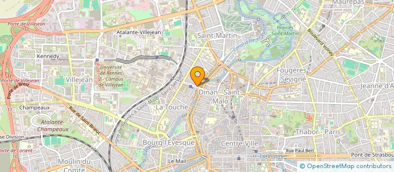 localisation de l'entreprise MADAME MARTINE ROPERT à RENNES