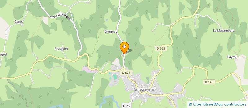 localisation de l'entreprise MADAME MARTINE ROSIN à SOUSCEYRAC-EN-QUERCY