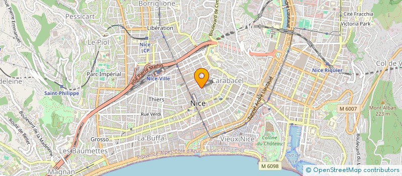 localisation de l'entreprise MADAME MARTINE ROSSETTI à NICE