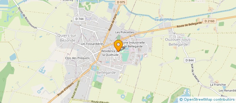 localisation de l'entreprise MADAME MARTINE ROUAULT à BELLEGARDE
