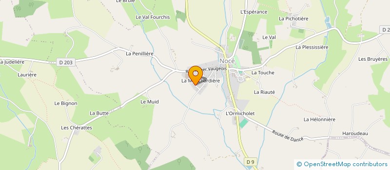 localisation de l'entreprise MADAME MARTINE ROUAULT à PERCHE-EN-NOCE