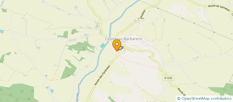 localisation de l'entreprise MADAME MARTINE ROUCHON à CASTELNAU-BARBARENS