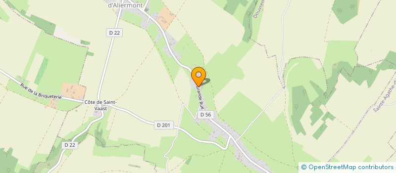 localisation de l'entreprise MADAME MARTINE ROULAND  NOTRE-DAME-D'ALIERMONT