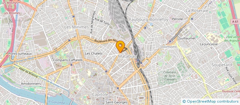 localisation de l'entreprise MADAME MARTINE ROUX à TOULOUSE