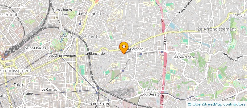 localisation de l'entreprise MADAME MARTINE ROY  MARSEILLE