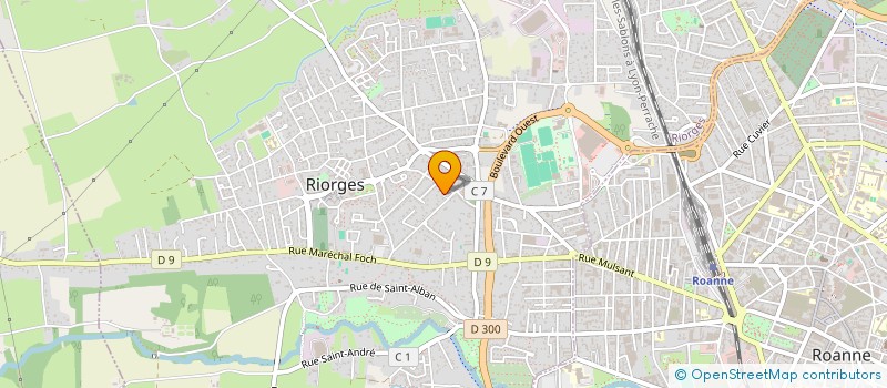 localisation de l'entreprise MADAME MARTINE ROYON à RIORGES