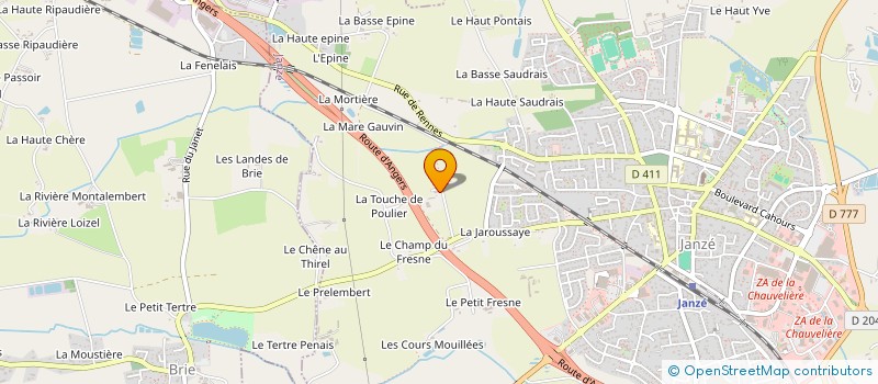 localisation de l'entreprise MADAME MARTINE RUPIN  JANZE