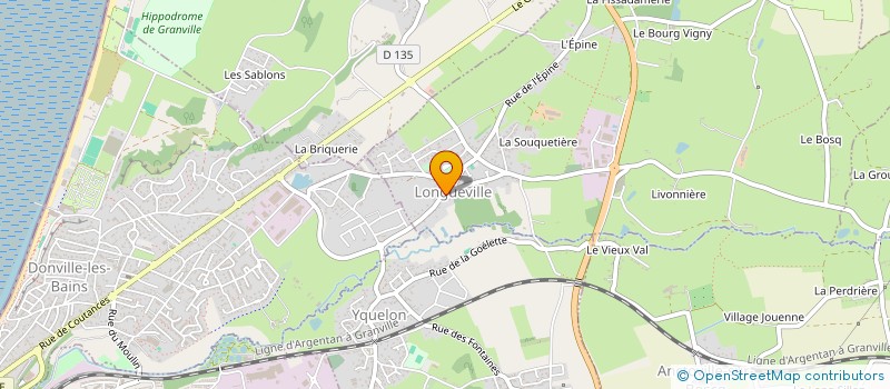 localisation de l'entreprise MADAME MARTINE SAINT DENIS  LONGUEVILLE