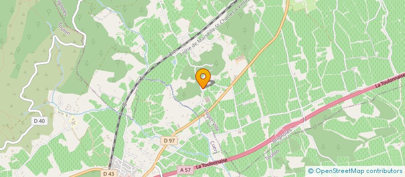 localisation de l'entreprise MADAME MARTINE SALVIANI  PUGET-VILLE