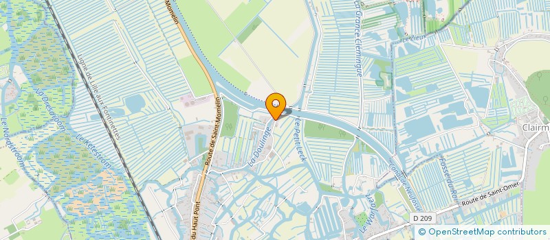 localisation de l'entreprise MADAME MARTINE SAMEZ  SAINT-OMER