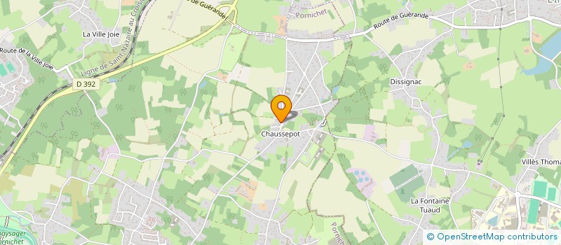 localisation de l'entreprise MADAME MARTINE SANCHEZ  PORNICHET