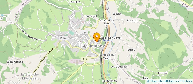localisation de l'entreprise MADAME MARTINE SANDOZ à PAYS DE BELVES