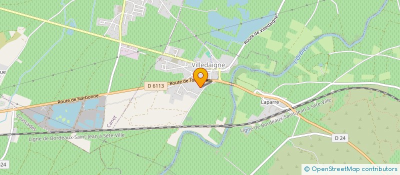 localisation de l'entreprise MADAME MARTINE SANSON  VILLEDAIGNE