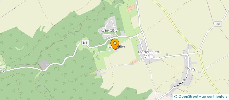 localisation de l'entreprise MADAME MARTINE SARAZIN  MEZIERES-EN-VEXIN