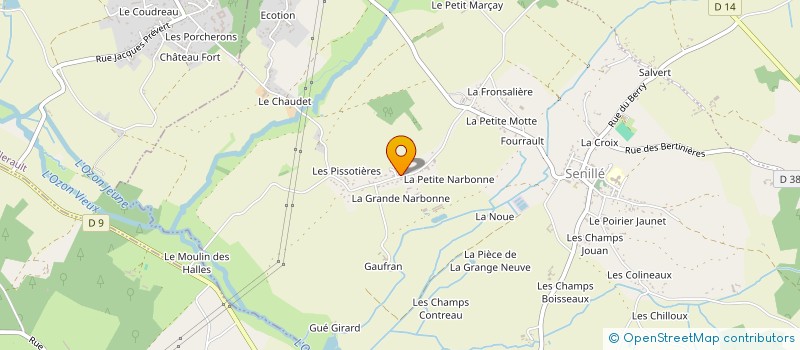 localisation de l'entreprise MADAME MARTINE SARRAZIN  SENILLE-SAINT-SAUVEUR