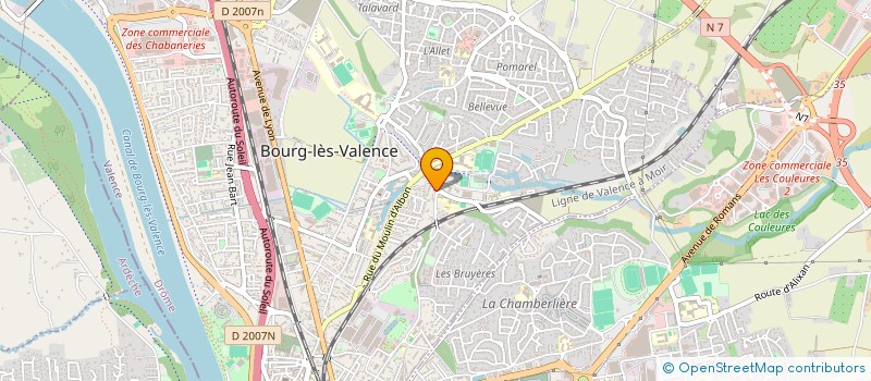 localisation de l'entreprise MADAME MARTINE SAUSSE à BOURG-LES-VALENCE