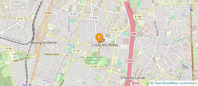 localisation de l'entreprise MADAME MARTINE SAUVAGEOT à L'HAY-LES-ROSES