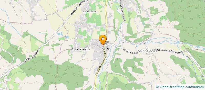 localisation de l'entreprise MADAME MARTINE SAUZE  SAINT-ETIENNE-DE-SAINT-GEOIRS