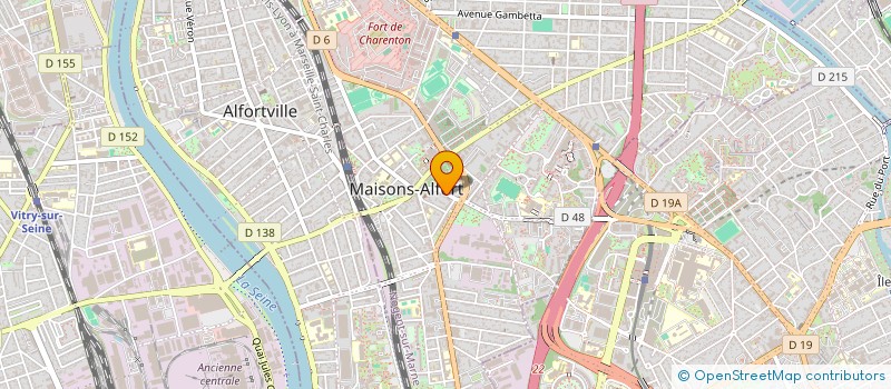 localisation de l'entreprise MADAME MARTINE SAVANI  MAISONS-ALFORT