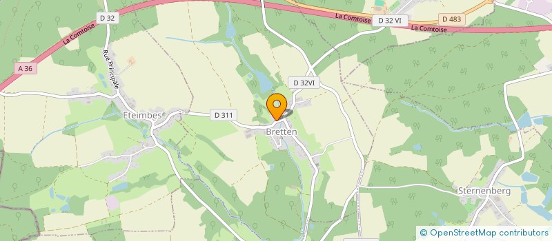 localisation de l'entreprise MADAME MARTINE SCHALLER  BRETTEN