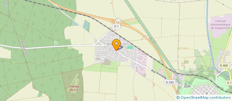 localisation de l'entreprise MADAME MARTINE SCHMITT  WOLFGANTZEN