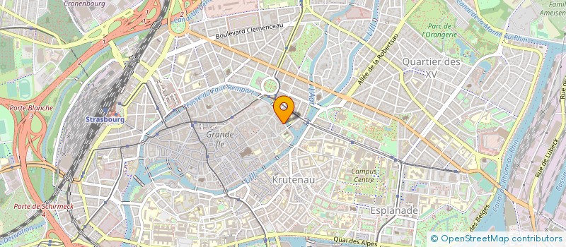 localisation de l'entreprise MADAME MARTINE SCHNEIDER  STRASBOURG