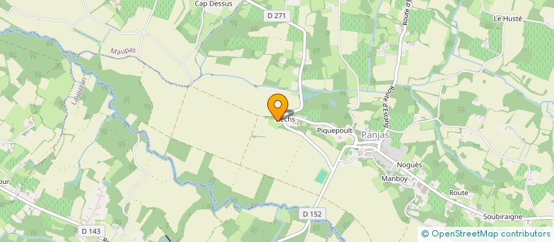 localisation de l'entreprise MADAME MARTINE SCHRIJVERS  CAUPENNE-D ARMAGNAC