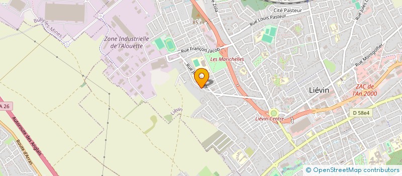 localisation de l'entreprise MADAME MARTINE SCHULZ  LIEVIN