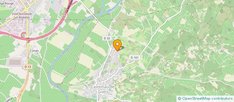 localisation de l'entreprise MADAME MARTINE SCHUTTRINGER  CASTELNAU-DE-GUERS