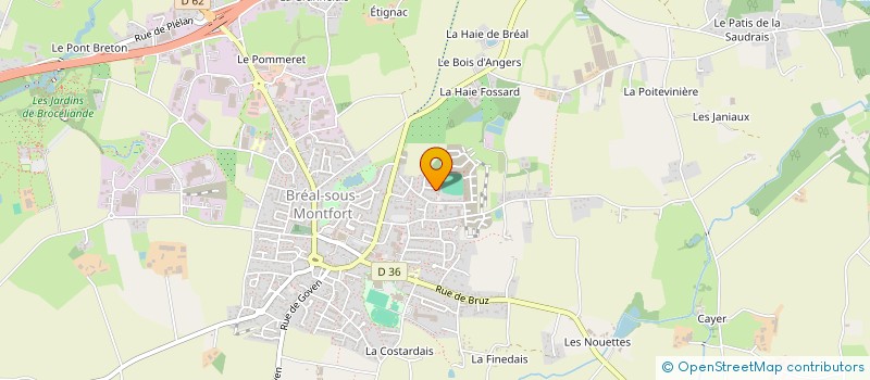 localisation de l'entreprise MADAME MARTINE SCIPION  BREAL-SOUS-MONTFORT