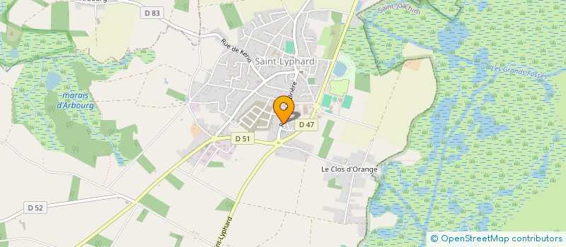 localisation de l'entreprise MADAME MARTINE SCLISON à LA CHAPELLE-DES-MARAIS