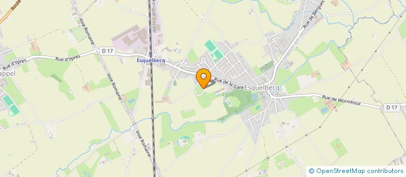 localisation de l'entreprise MADAME MARTINE SECQ  ESQUELBECQ