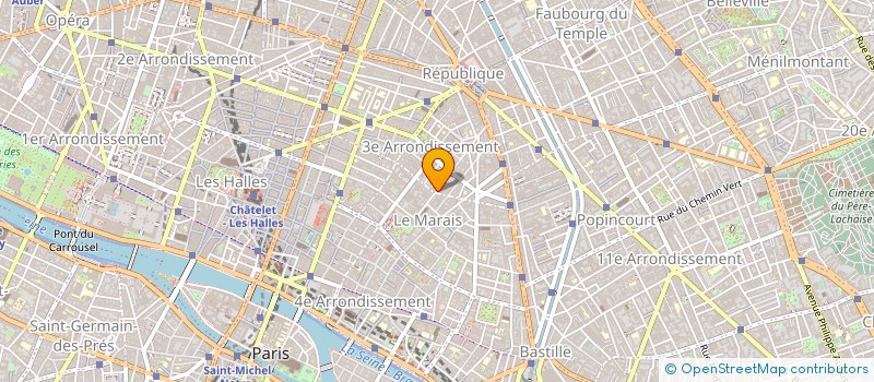 localisation de l'entreprise MADAME MARTINE SEIGNEUR à PARIS