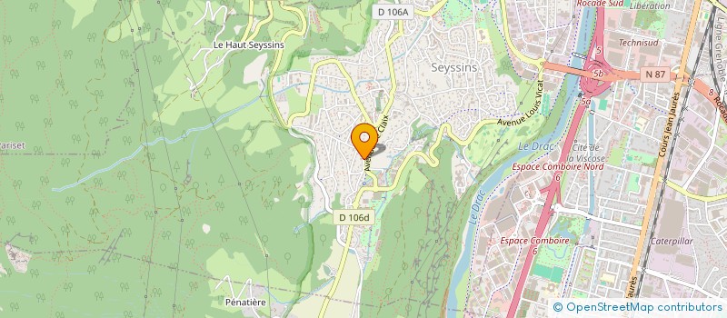 localisation de l'entreprise MADAME MARTINE SERFATI à SEYSSINS