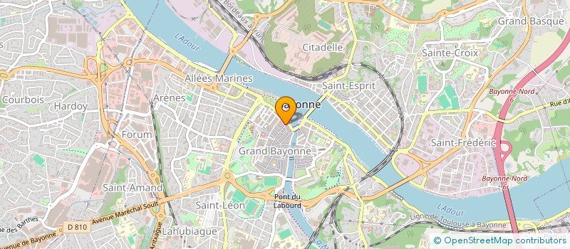localisation de l'entreprise MADAME MARTINE SERRA à BAYONNE