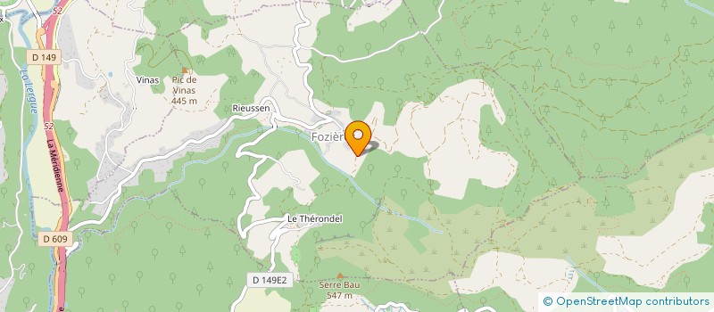 localisation de l'entreprise MADAME MARTINE SERVEL  FOZIERES