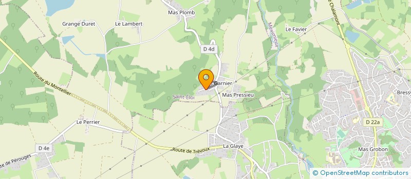 localisation de l'entreprise MADAME MARTINE SEVESO  SAINT-ELOI