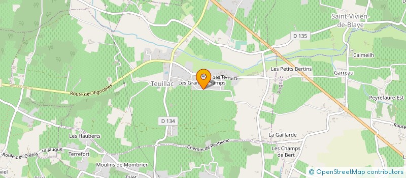 localisation de l'entreprise MADAME MARTINE SEVESTRE  TEUILLAC