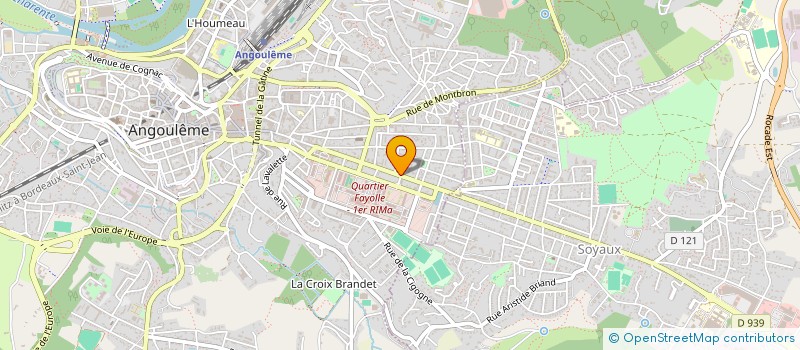 localisation de l'entreprise MADAME MARTINE SILLI à ANGOULEME