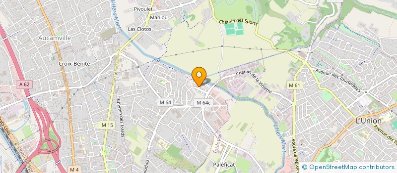 localisation de l'entreprise MADAME MARTINE SIMON  LAUNAGUET