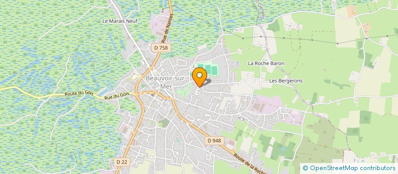 localisation de l'entreprise MADAME MARTINE SIMON  BEAUVOIR-SUR-MER