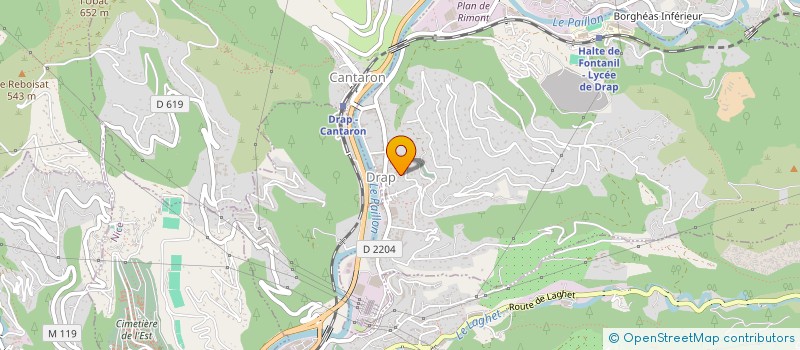 localisation de l'entreprise MADAME MARTINE SINCOVITCH  CANTARON