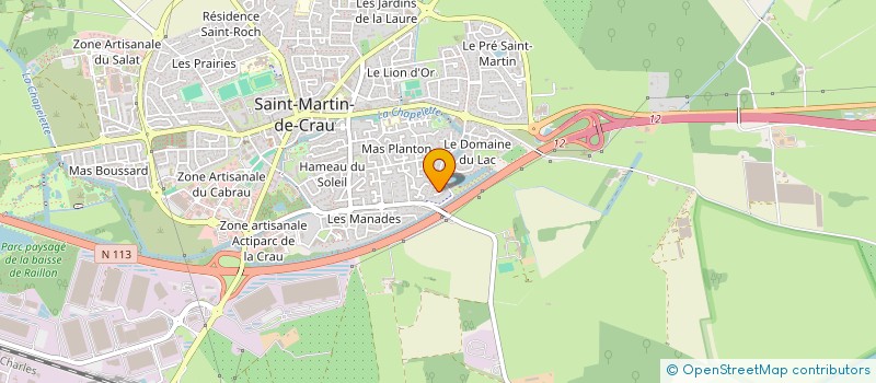 localisation de l'entreprise MADAME MARTINE SIREUIL à SAINT-MARTIN-DE-CRAU