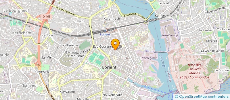 localisation de l'entreprise MADAME MARTINE SIVRIERE  LORIENT