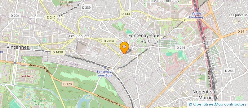 localisation de l'entreprise MADAME MARTINE SOLANO à FONTENAY-SOUS-BOIS
