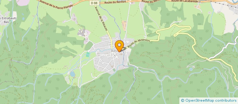 localisation de l'entreprise MADAME MARTINE SORRENTINO  RIALET (LE)